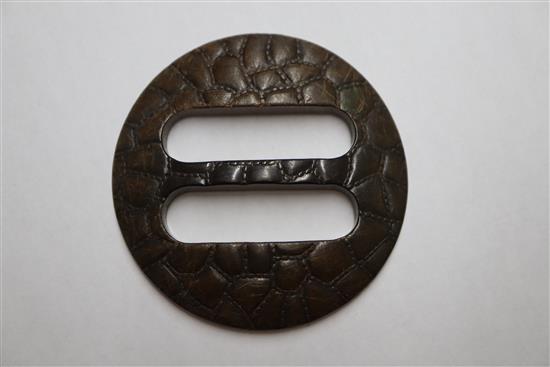 A Japanese tsuba